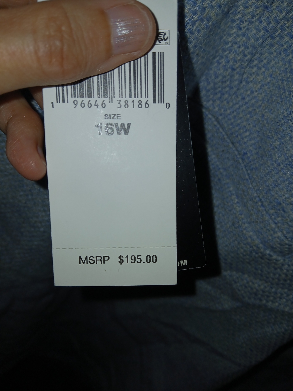 Lauren Ralph Lauren Pale Blue Woven Bermuda  Shorts 16W NWT - Picture 4 of 5